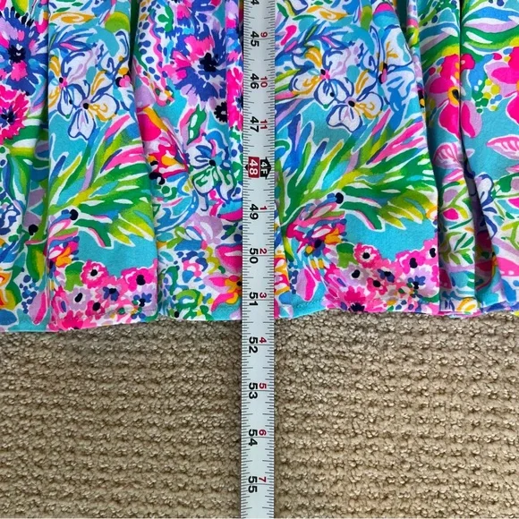 Lilly Pulitzer Vibrant Blue and Pink Maxi Dress LIKE NEW! - Picture 7 of 7